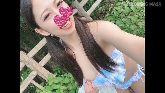 FC2PPV 1478138 超可愛い水着ギャルと野外で露出ハメ撮り！ガチに見つかりかけてホテルに避難…からの前戯なし即生ハメでマンコに大量ぶっかけしちゃいました！