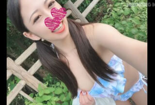 FC2PPV 1478138 超可愛い水着ギャルと野外で露出ハメ撮り！ガチに見つかりかけてホテルに避難…からの前戯なし即生ハメでマンコに大量ぶっかけしちゃいました！