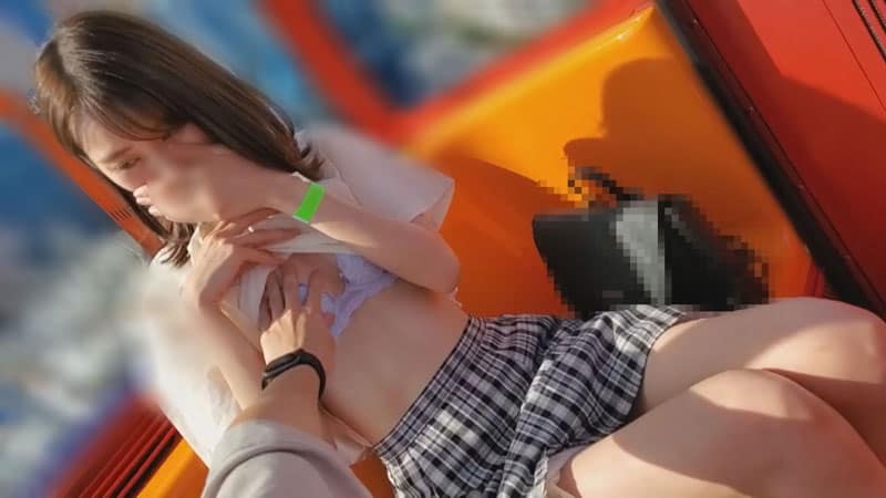 FC2PPV 1497038 ※期間限定【前半】ミスコン入賞経験ありの172cmスレンダー女子と遊園地デート3p連続射精③(51分)
