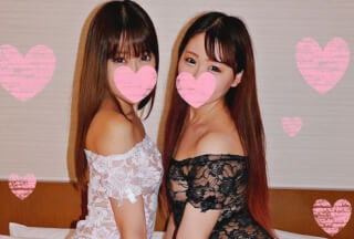 FC2PPV 1586923 ★激アツ3P☆極上娘2人と乱れまくりの中出し乱交♥美也ちゃん＆雪乃ちゃん☆妖艶な2人の濃厚レズプレイ♥ヤバいWフェラ責め♥責め合い最後は堪えきれず中出し発射♥【個人撮影】※特典付き