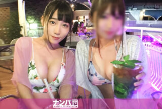 200GANA-2138 プールナンパ 28 ナイトプールで女子2人組をホテルへ連れ込み！ノリノリの友達は男と別部屋でSEX！置いてけぼりの優衣ちゃんは戸惑いつつもムッツリな性格を見抜かれてしまい…？