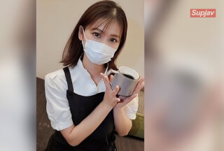FC2PPV 2431947 That C***d Who Is Worried About The Cafe I Often Go To ・ First Shooting First Iki First Vaginal Cum Shot ※ Open Commemorative Special Price Ends Today