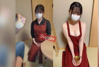 FC2PPV 2679952 ※今月だけ 和風カフェの美乳Gカップ店員に生ハメ応援ぶっかけ。裸エプロンパイズリ中出し。