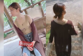 FC2PPV 1422415 【無修正】超美形ハーフモデルの女の子と野外お散歩から中出し・乳首舐め手コキで連続射精(44分)