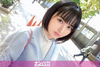 200GANA-2636 マジ軟派、初撮。 1767 乳首舐めただけでパンツぐっしょり！清楚でムッツリなJDをナンパしてSEX！大きなお尻を掴んでパンパンすると、泣きそうな表情でヒンヒン喘ぐ！ (紫月ゆかり)