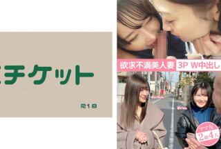 274DHT-0493 欲求不満美人妻 3P W中出し