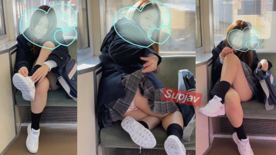 FC2PPV 2632543 電車で対面した制服女子がスカートヒラヒラさせパンティ見せ付けてくる pa0019 [有]