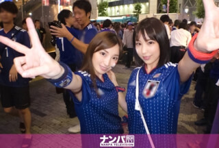 200GANA-1791 [World Cup Watching Pick-Up! ] Japan National Soccer Team, In The Frenzy Of The First Match Victory, Called Two Beautiful Model-Class Supporters Who Visited To Watch The Game, Got D***k On Good Drinks At The Hotel, And Without Cooling The Excitement, Fierce Iki Cum 4P Orgy Sex! (Mori Harura Kitano Mirei)