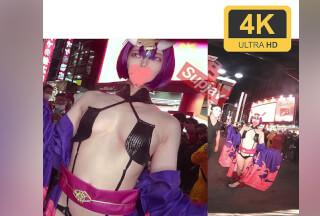 FC2PPV 3124688 【無】【個撮露出】都立商業科のクラスメイト、不思議メンヘラな美〇女。の渋谷ハロウィンコスプレ露出!!❤ＦＧ〇・〇呑童子【4K画質・レビュー特典VR映像付き】1時間6分
