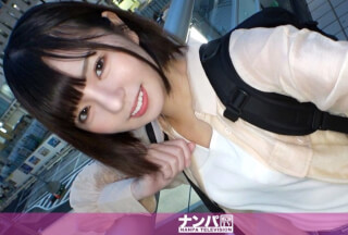 200GANA-2766 マジ軟派、初撮。 1860 彼氏を地元に残し上京した現役JDを渋谷でナンパ！純粋なのは見かけだけ？テニサーの先輩と3P浮気SEXをするドスケベ娘！超敏感マ●コを突かれて中イキ連発！ (市井結夏)
