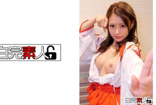 494SIKA-254 Gonzo Miko Cosplay Where Cowgirl Grind Is Too Erotic