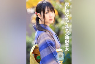 COM-355 Beautiful Woman In Japanese Clothes Gets Confused While Being Held By A Man