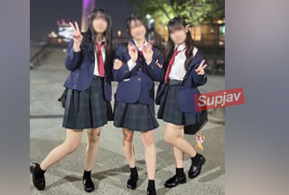 FC2PPV 女子校の仲良し3人組。4P全員中出し
