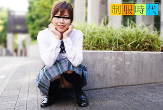10musume 天然むすめ 080224_01 制服時代 ～ずーっとイジられイカされながらもカメラ目線～ 上原聡美