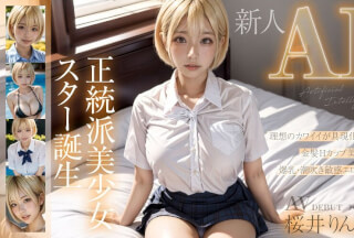 [Reducing Mosaic]AIFOCS-002 [Newcomer Ai] A Traditional Beautiful Girl Star Is Born Blonde H-Cup Sakurai Rinka