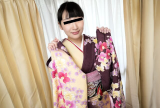 10musume 天然むすめ 010326_01 イキまくり振袖軟巨乳娘